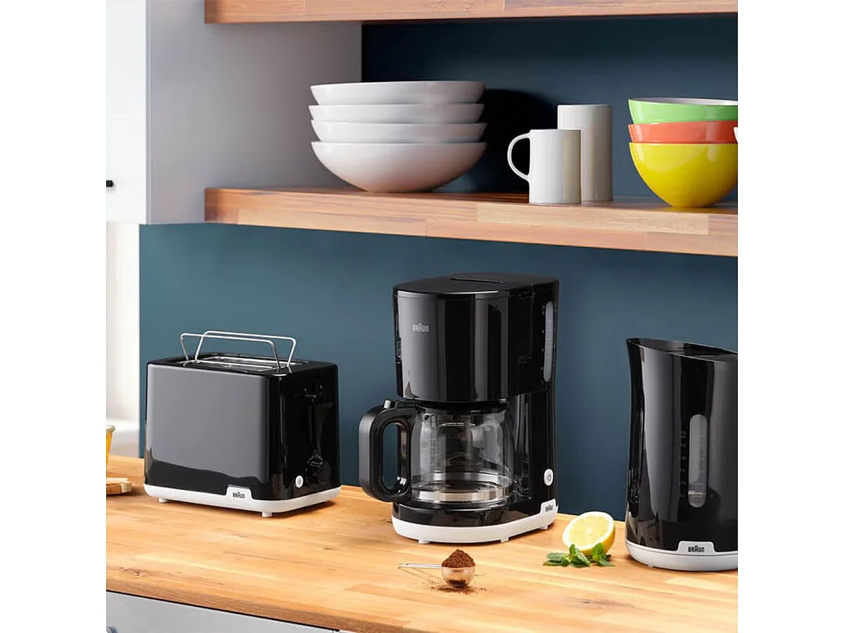 Tostador Braun HT1010BK 900W 2 ranuras 8 niveles negro