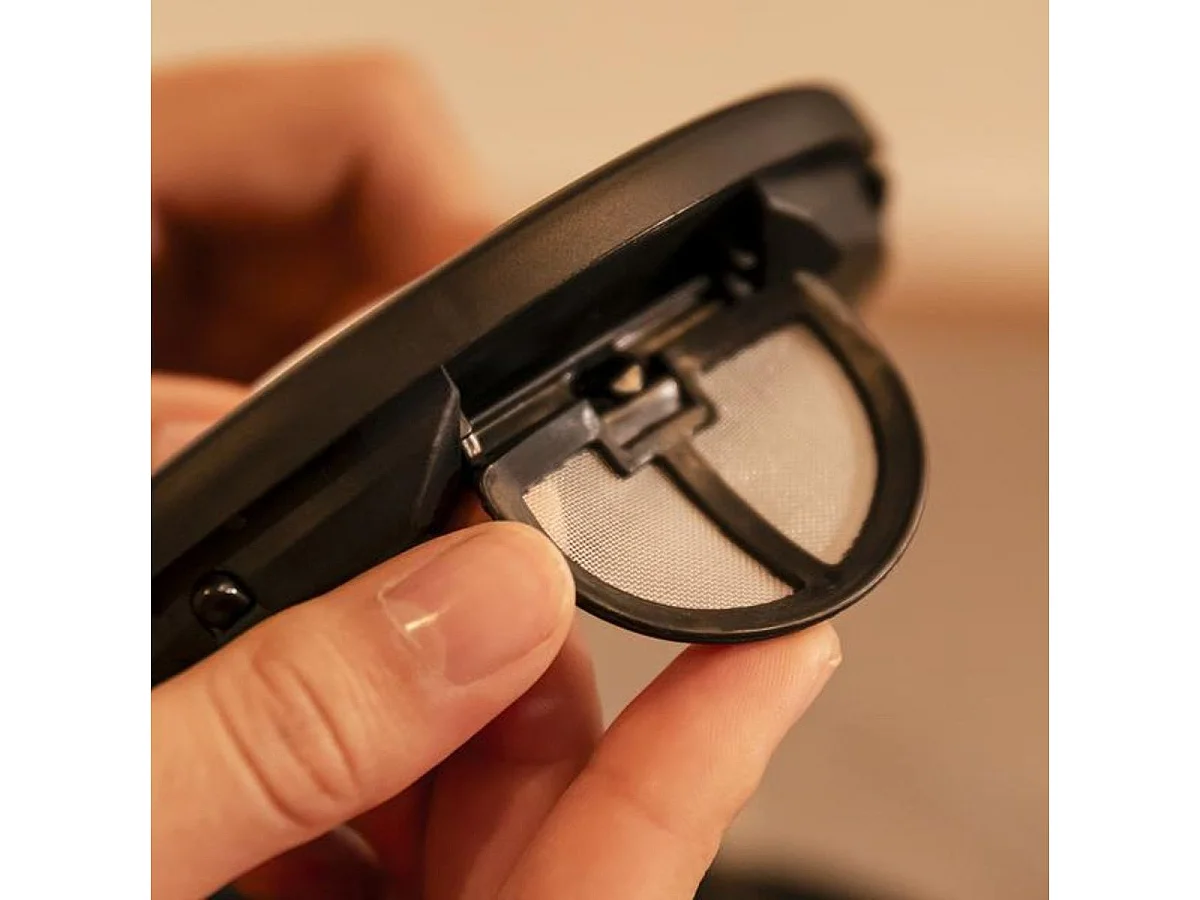 Hervidor de agua Cecotec Thermosense 330 Glassy 2200W base con giro 1,7L negro