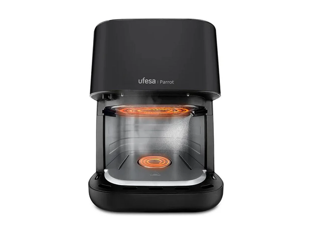 Freidora de aire Ufesa Parrot 1800W 6L 10 programas negro