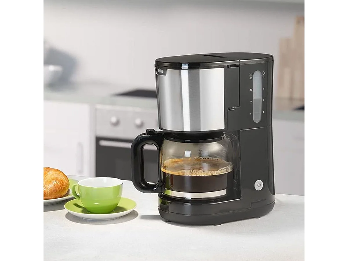 Cafetera de goteo Braun KF1500BK sistema OptiBrew 10 tazas negro