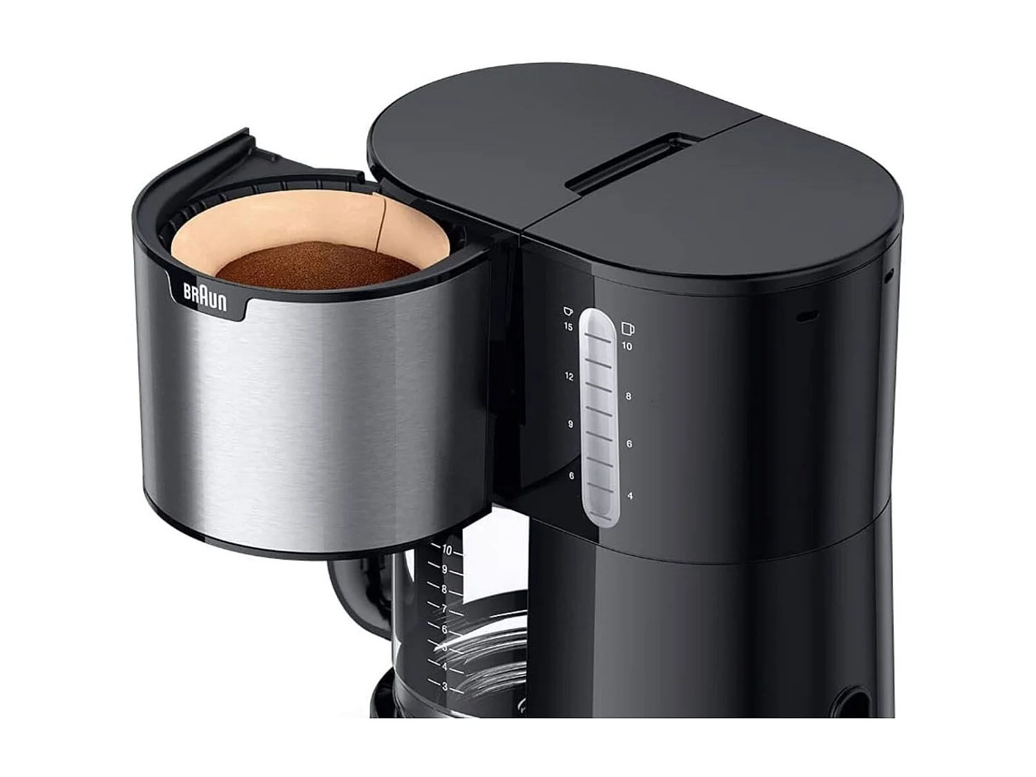 Cafetera de goteo Braun KF1500BK sistema OptiBrew 10 tazas negro