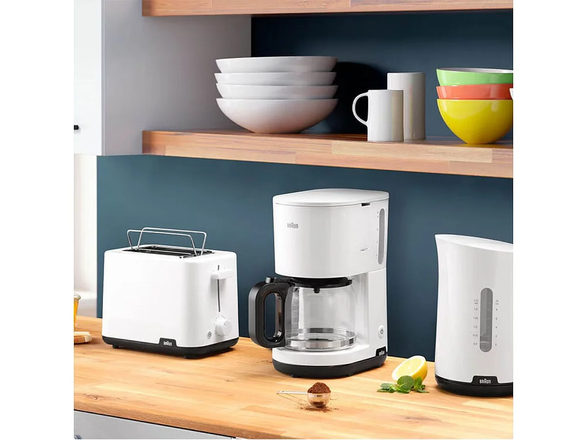 Tostador Braun HT1010WH 900W 2 ranuras 8 niveles blanco