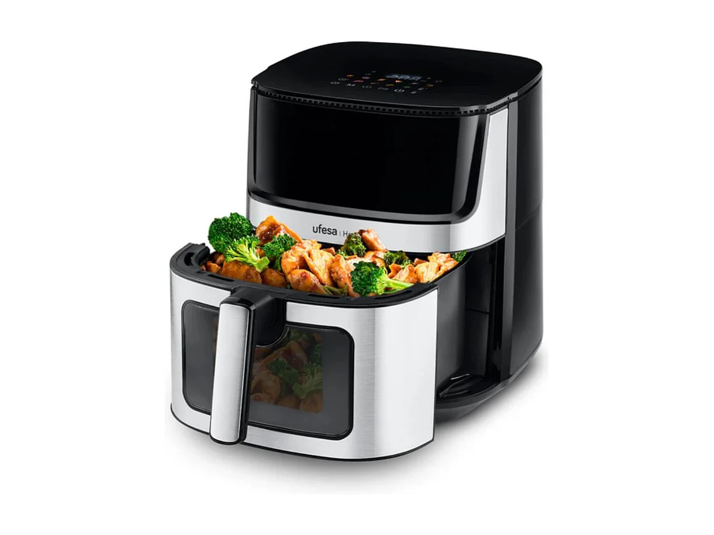 Freidora de aire Ufesa Heron 1500W 8L 10 programas negro