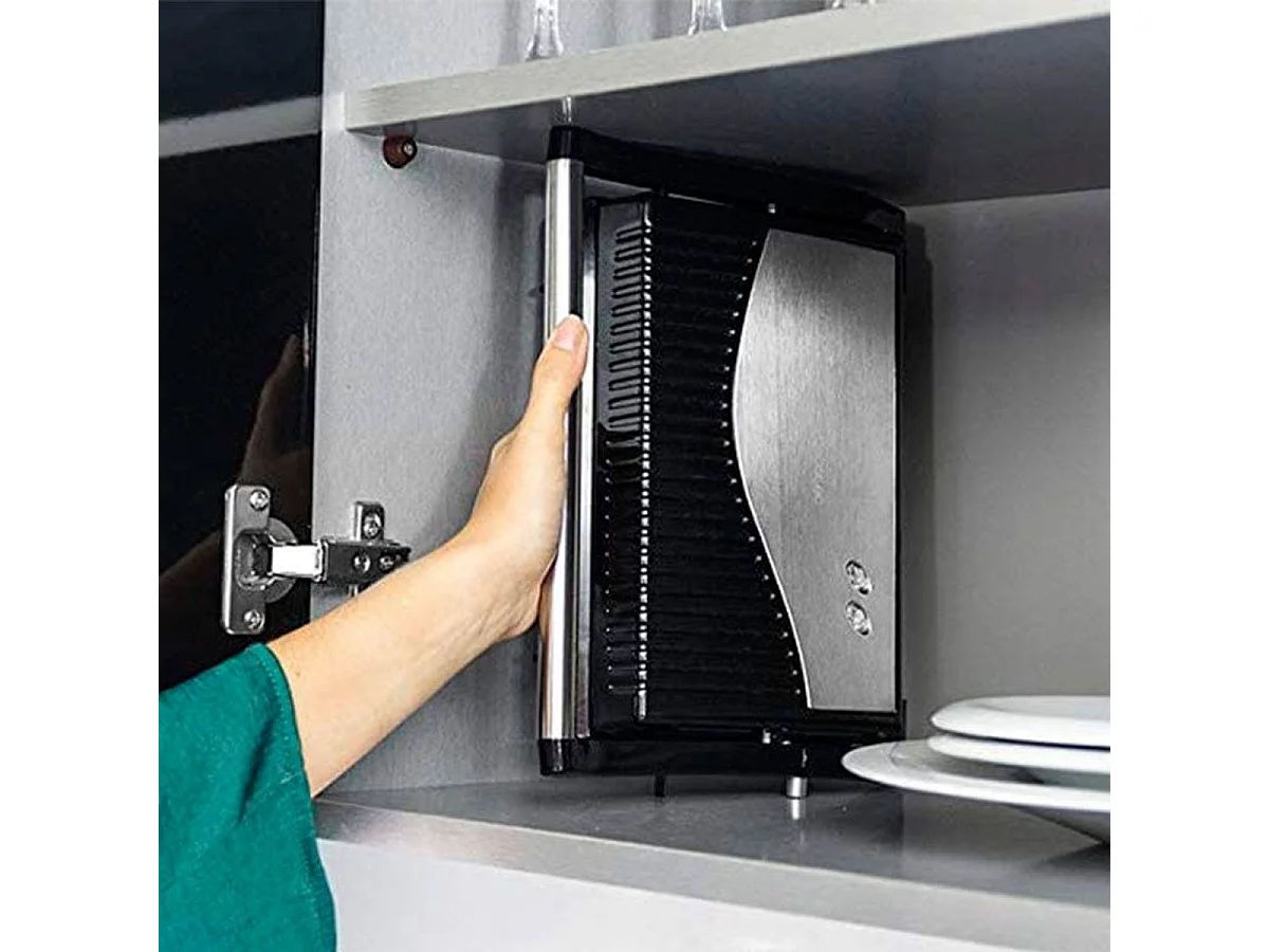 Parrilla eléctrica Cecotec Rock´nGrill 750 Full Open 750W inox/negro