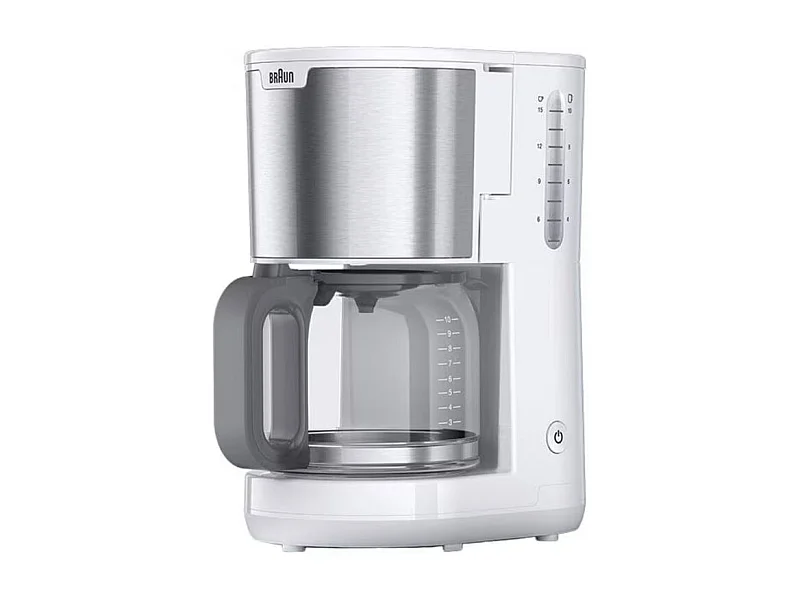 Cafetera de goteo Braun KF1500WH 10 tazas blanco/inox