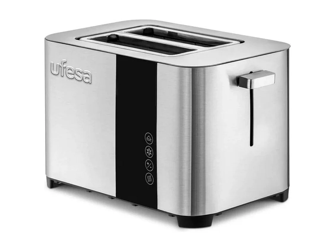Tostador Ufesa Duo Plus Delux 850W 2 ranuras 7 niveles inox
