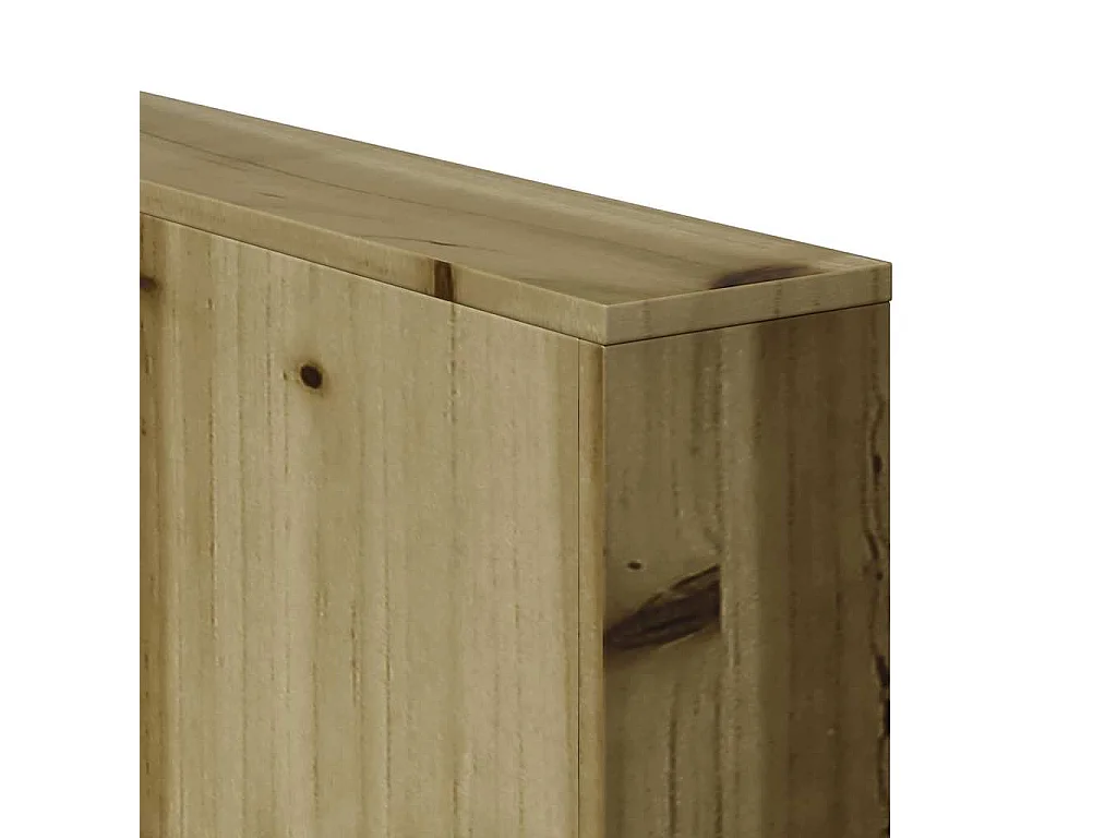 Sofá de jardín Verde 134 x 60 x 62 cm Madera de pino macizo