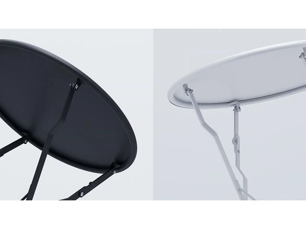 Table bistrot Anthracite Ø 50 x 71 cm Acier revêtu de poudre