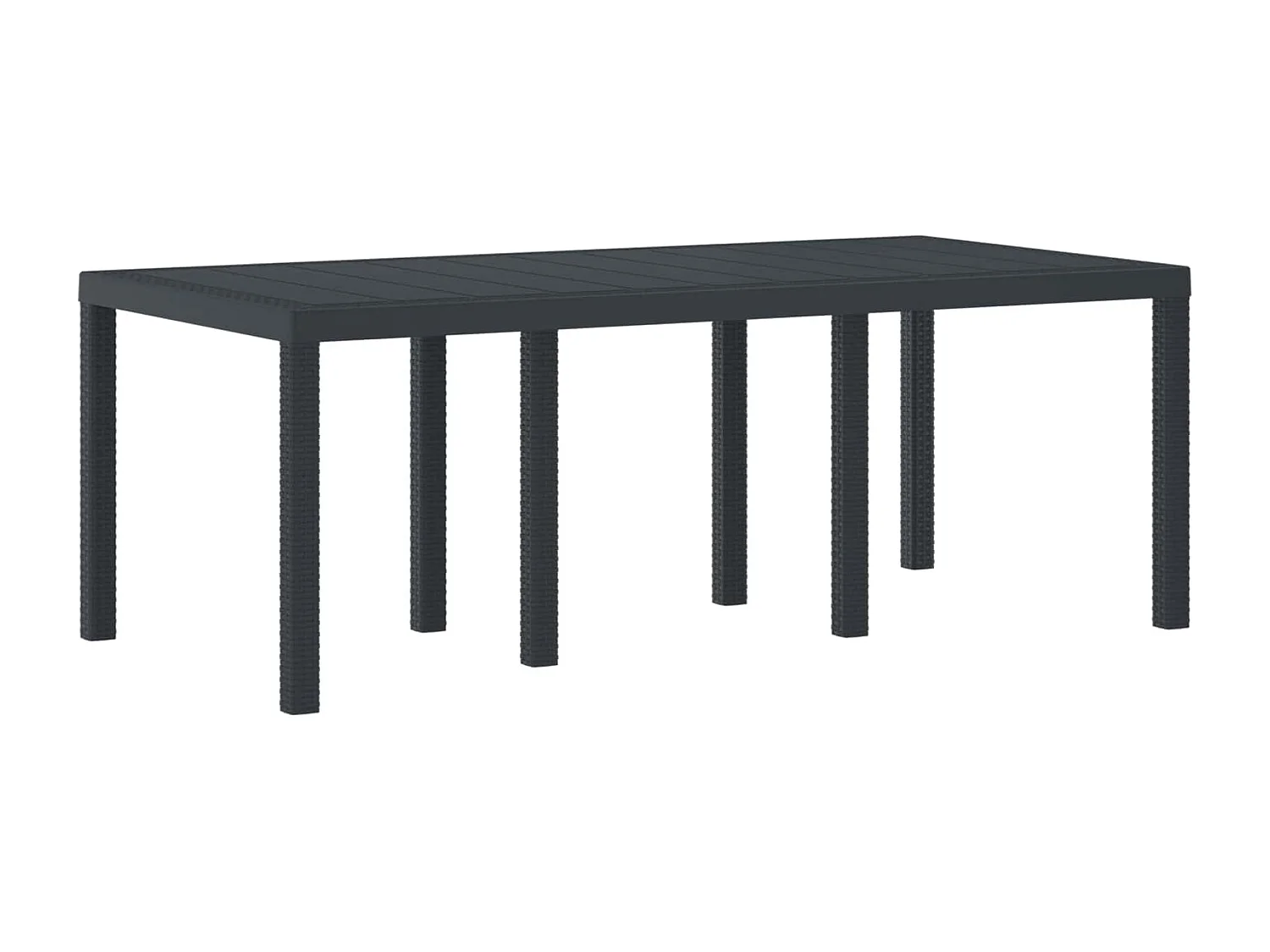 Tuin Eetset 9 pcs Antraciet Polypropyleen