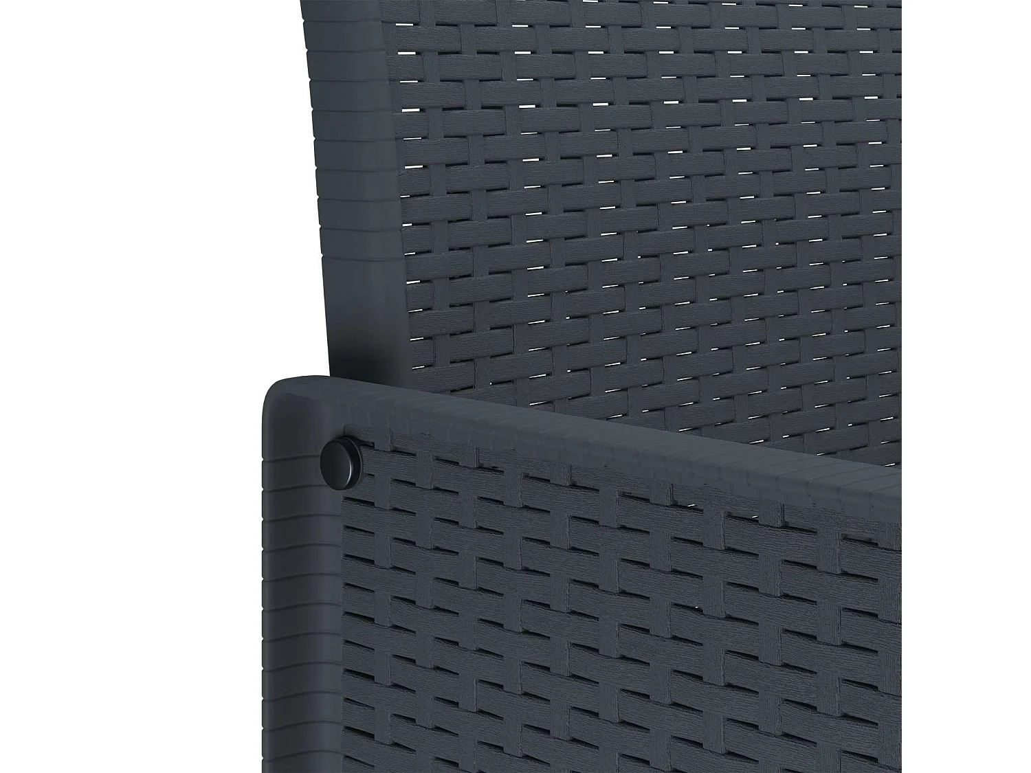 Tuin Eetset 9 pcs Antraciet Polypropyleen