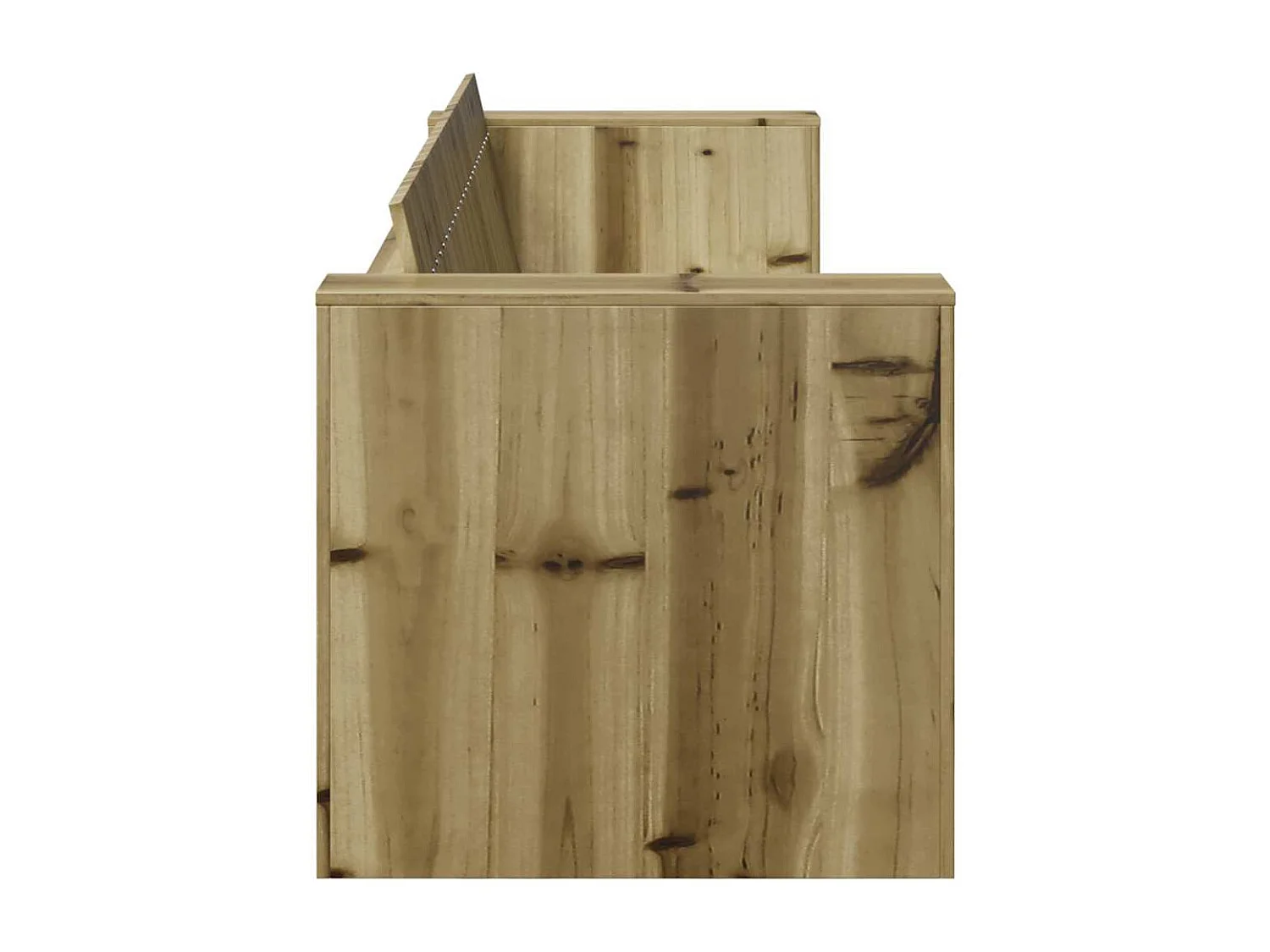 Canapé de jardin Marron 185,5 x 60 x 62 cm Pin massif