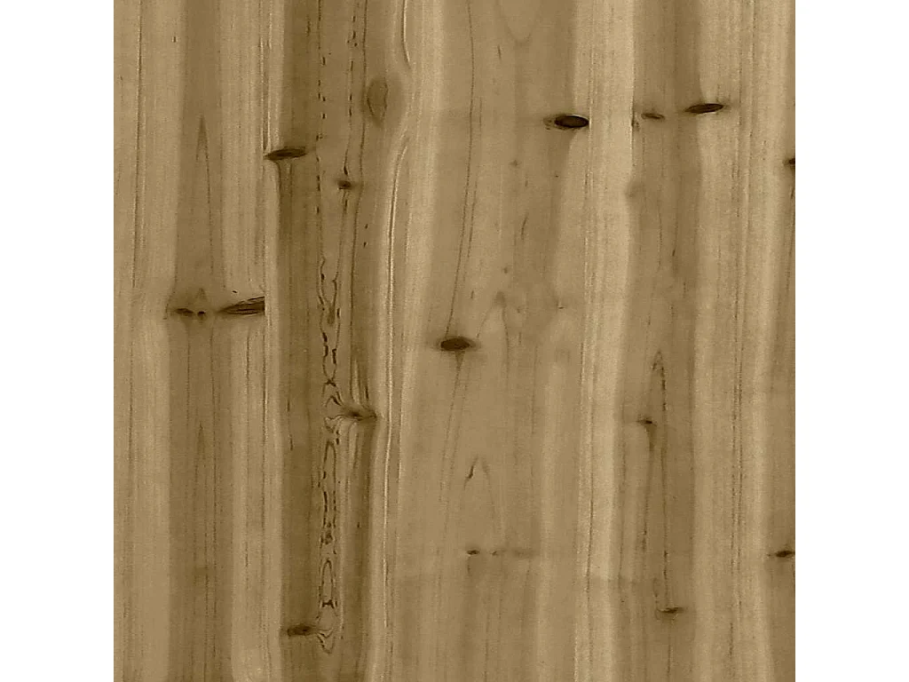 Canapé de jardin Marron 185,5 x 60 x 62 cm Pin massif