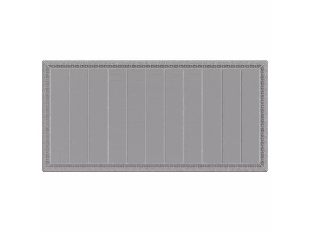 Conjunto de Jantar para Jardim 7 pcs Cinzento-claro