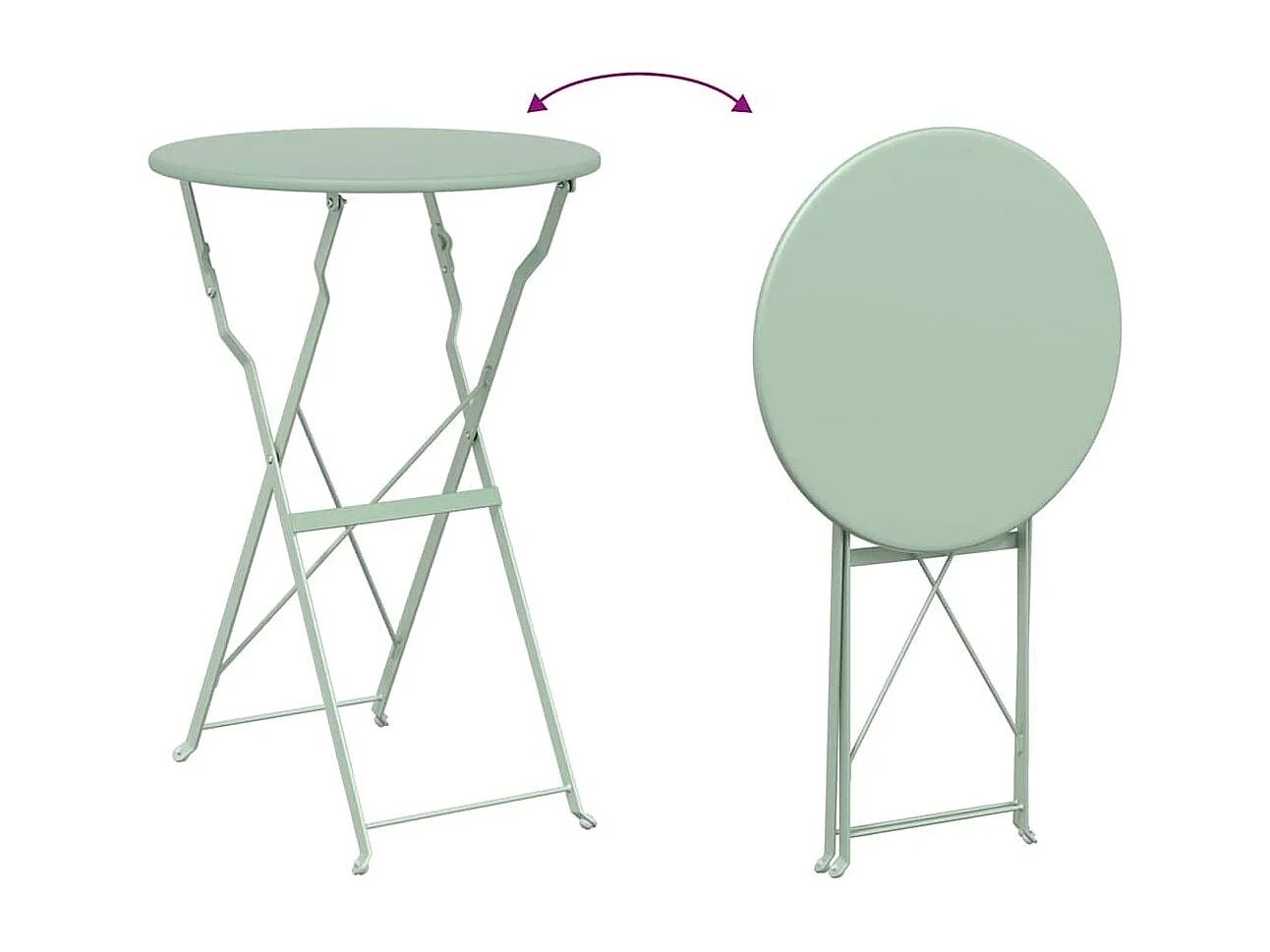 Mesa de esplanada Mint Claro Ø50x71 cm