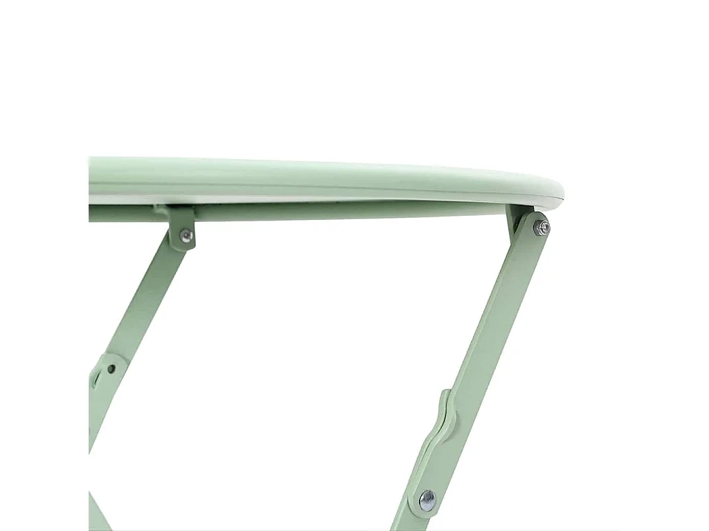 Table bistrot Menthe claire Ø 50 x 71 cm Acier revêtu de poudre