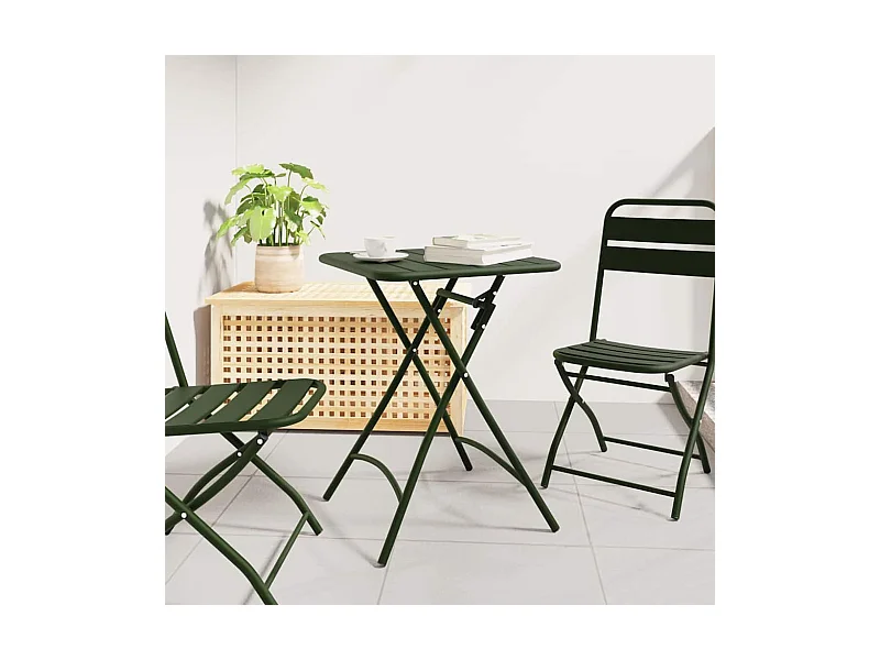 Gartentisch Dunkelgrün 55 x 55 x 73 cm