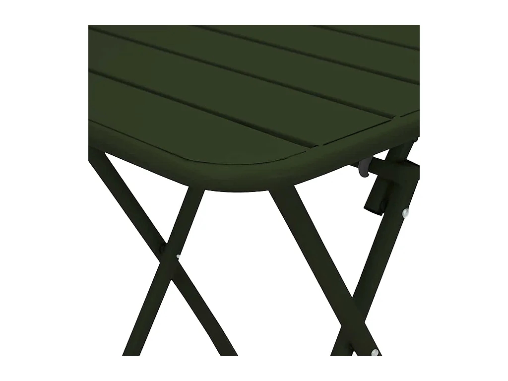 Table de Jardin Vert foncé 55 x 55 x 73 cm