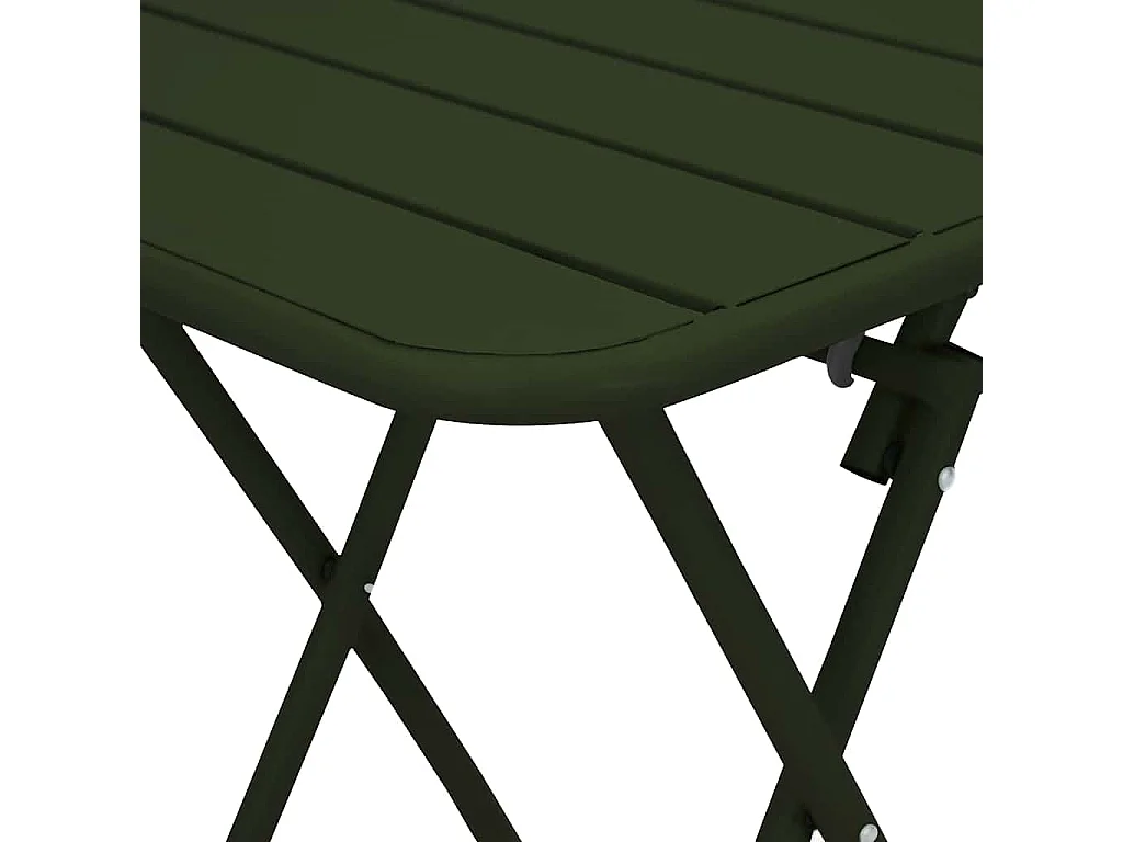 Table de Jardin Vert foncé 55 x 55 x 73 cm