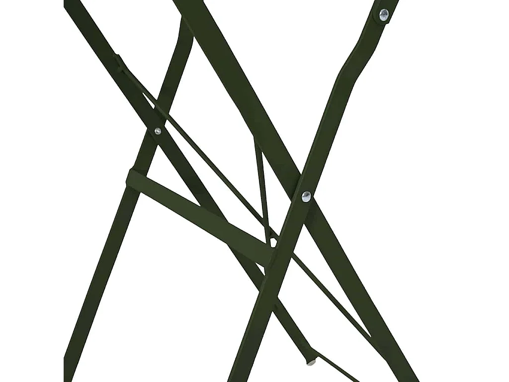 Bistrotisch Dunkelgrün Ø 50 x 71 cm Pulverbeschichteter Stahl