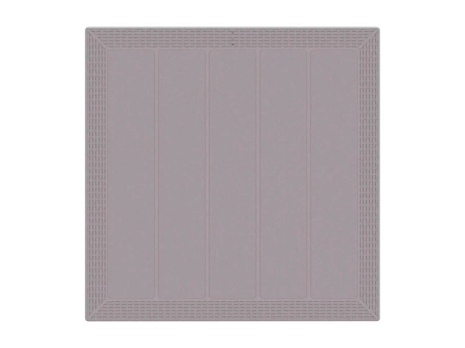 Ensemble de salle à manger pour jardin 5 pcs Gris clair