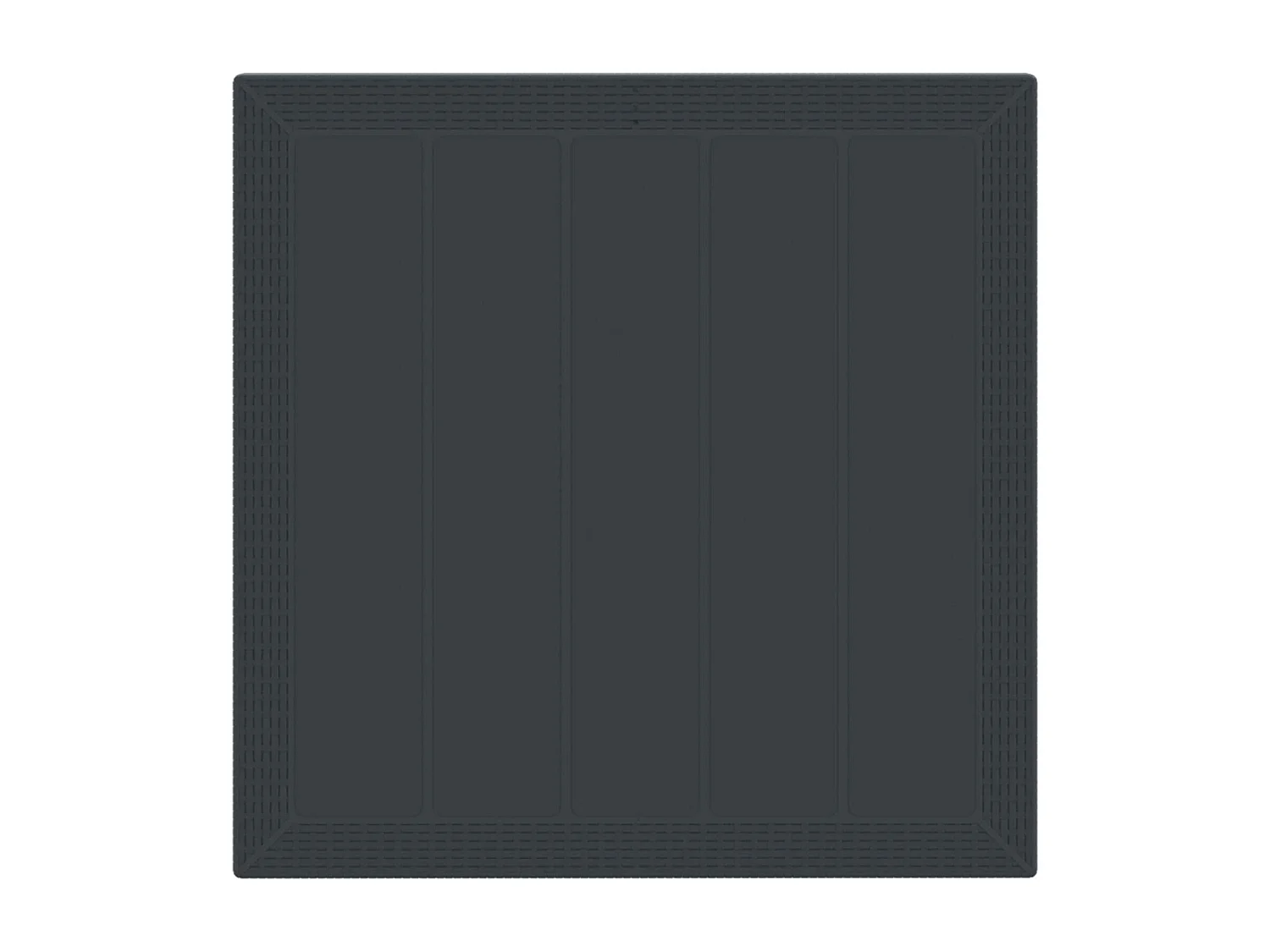 Ensemble de salle à manger pour jardin 3 pcs Anthracite