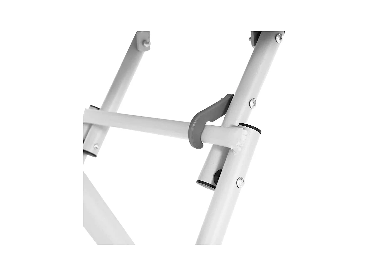 Table de Jardin Blanc 55 x 55 x 73 cm Acier revêtu de poudre