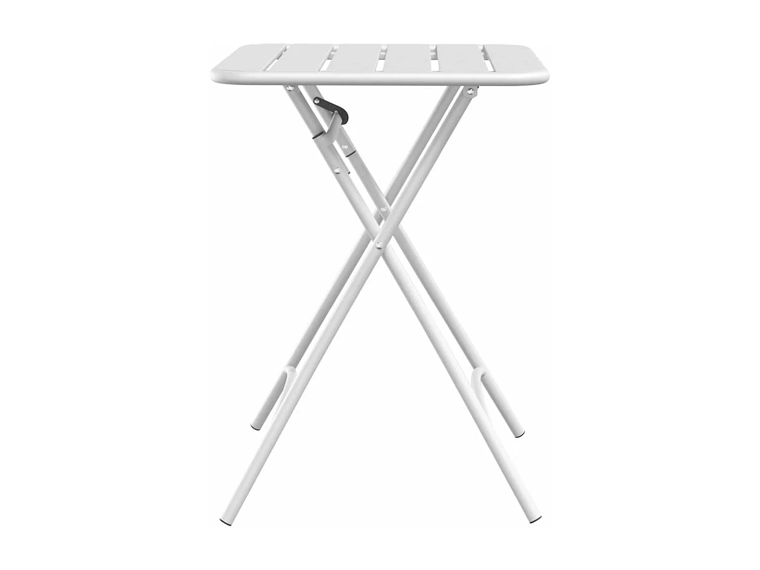 Table bistrot Blanc 55 x 55 x 72,5 cm Acier revêtu de poudre