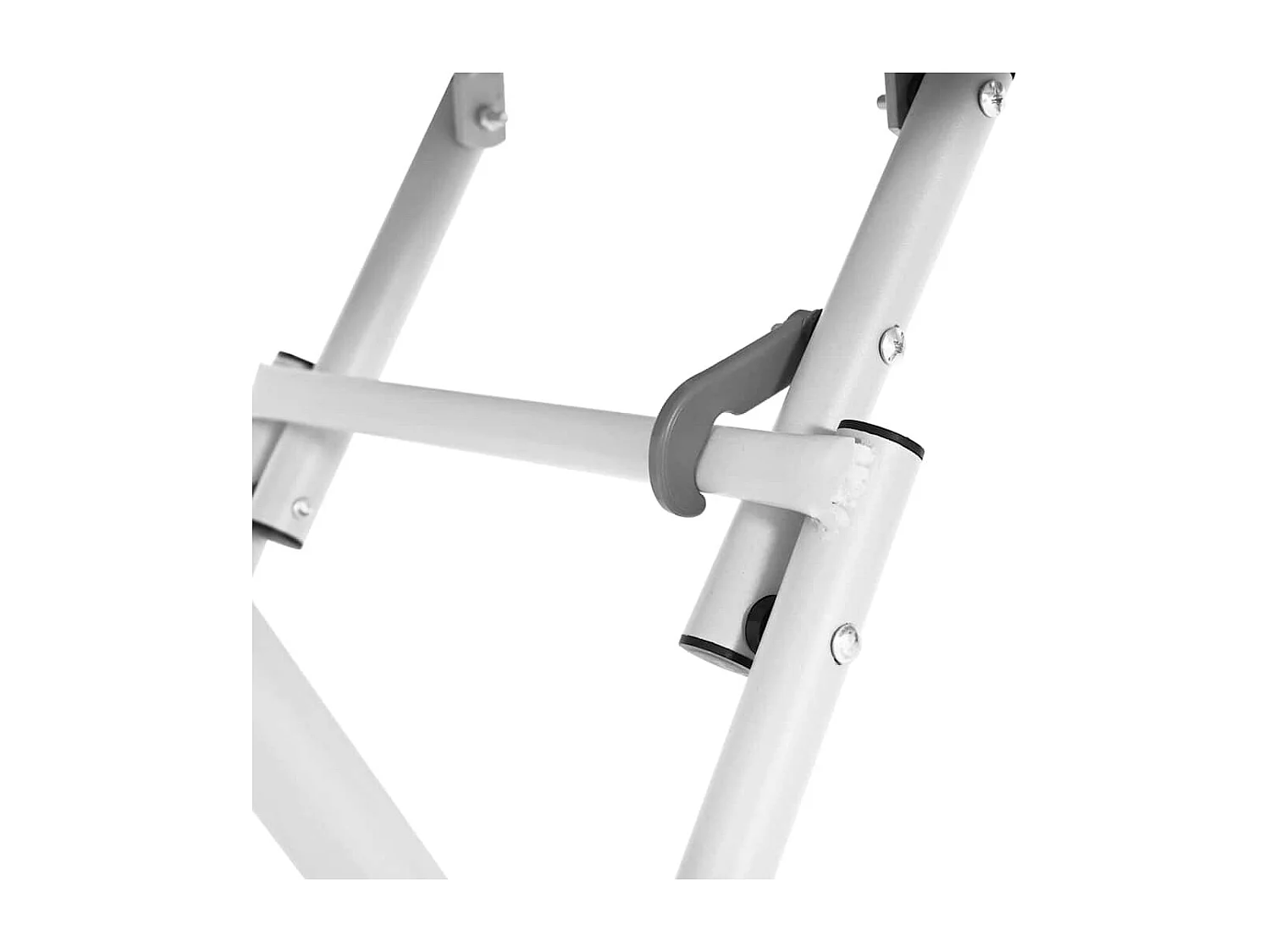 Table bistrot Blanc 55 x 55 x 72,5 cm Acier revêtu de poudre