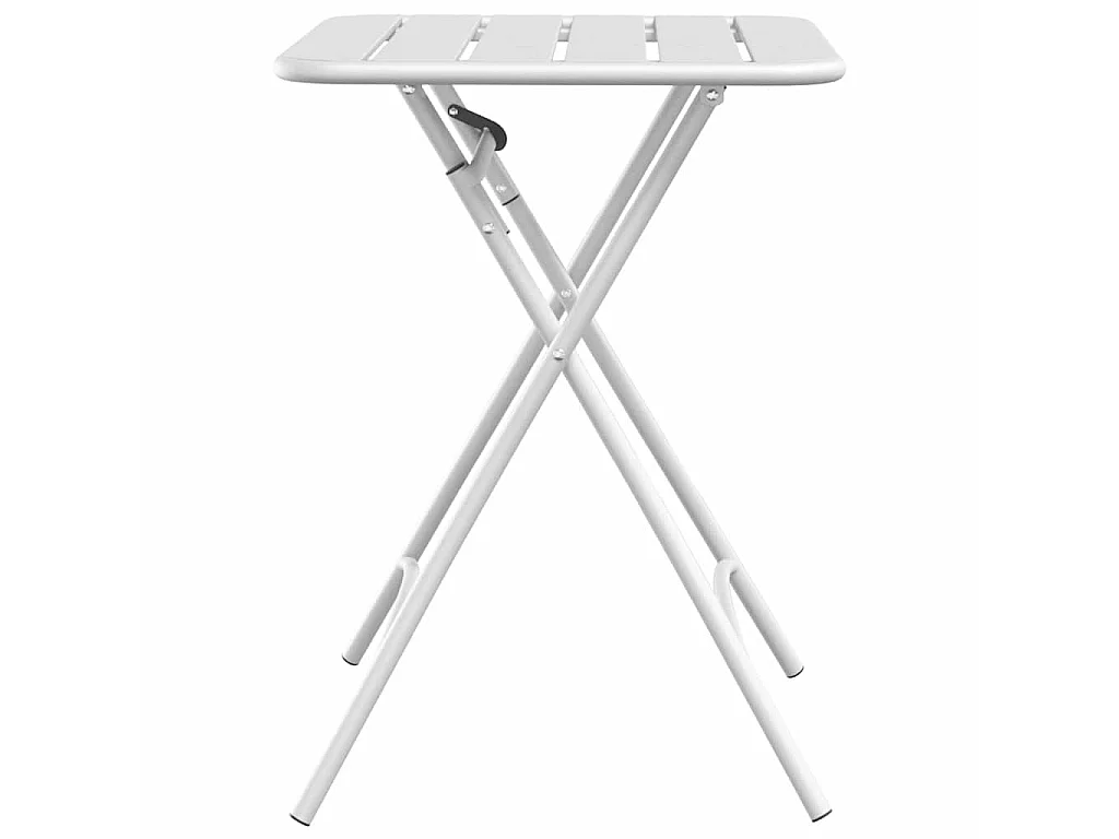 Table bistrot Blanc 55 x 55 x 72,5 cm Acier revêtu de poudre