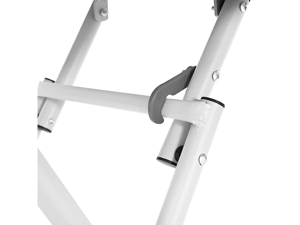 Table bistrot Blanc 55 x 55 x 72,5 cm Acier revêtu de poudre