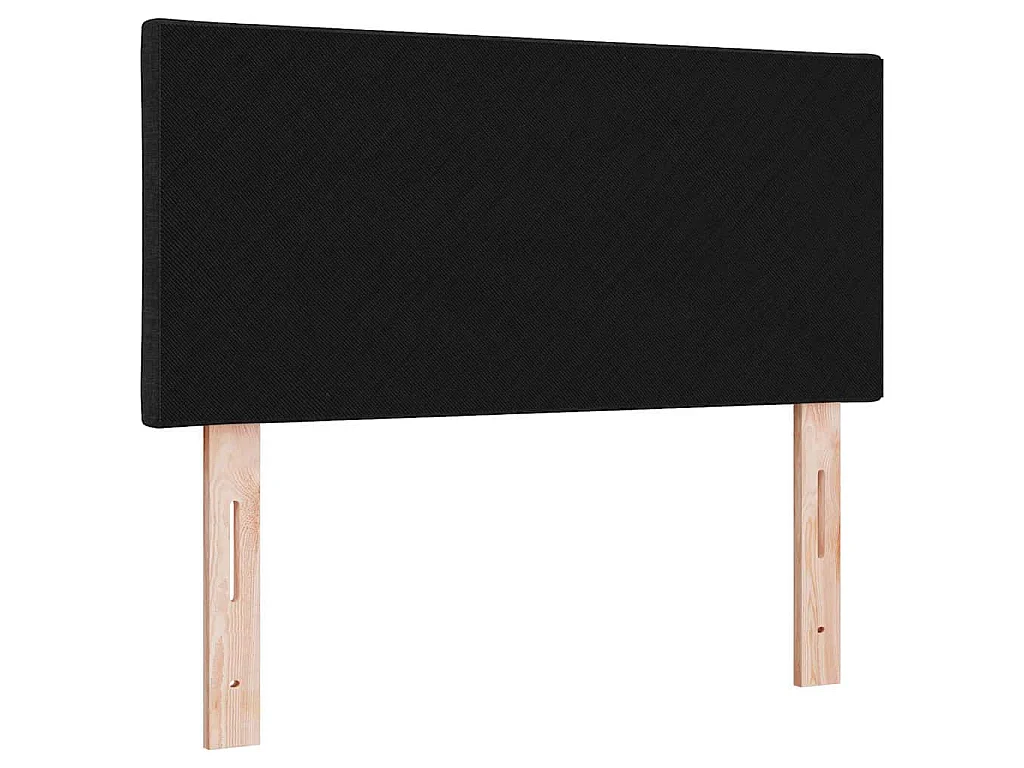 Kopfteil Schwarz Stoff