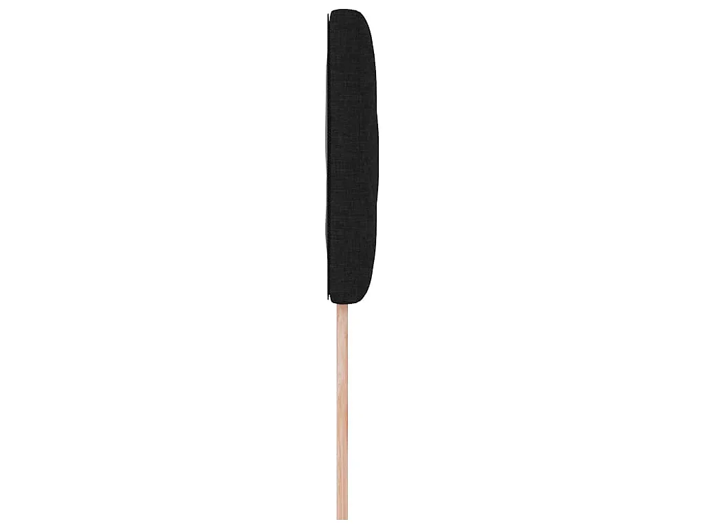 Kopfteil Schwarz Stoff