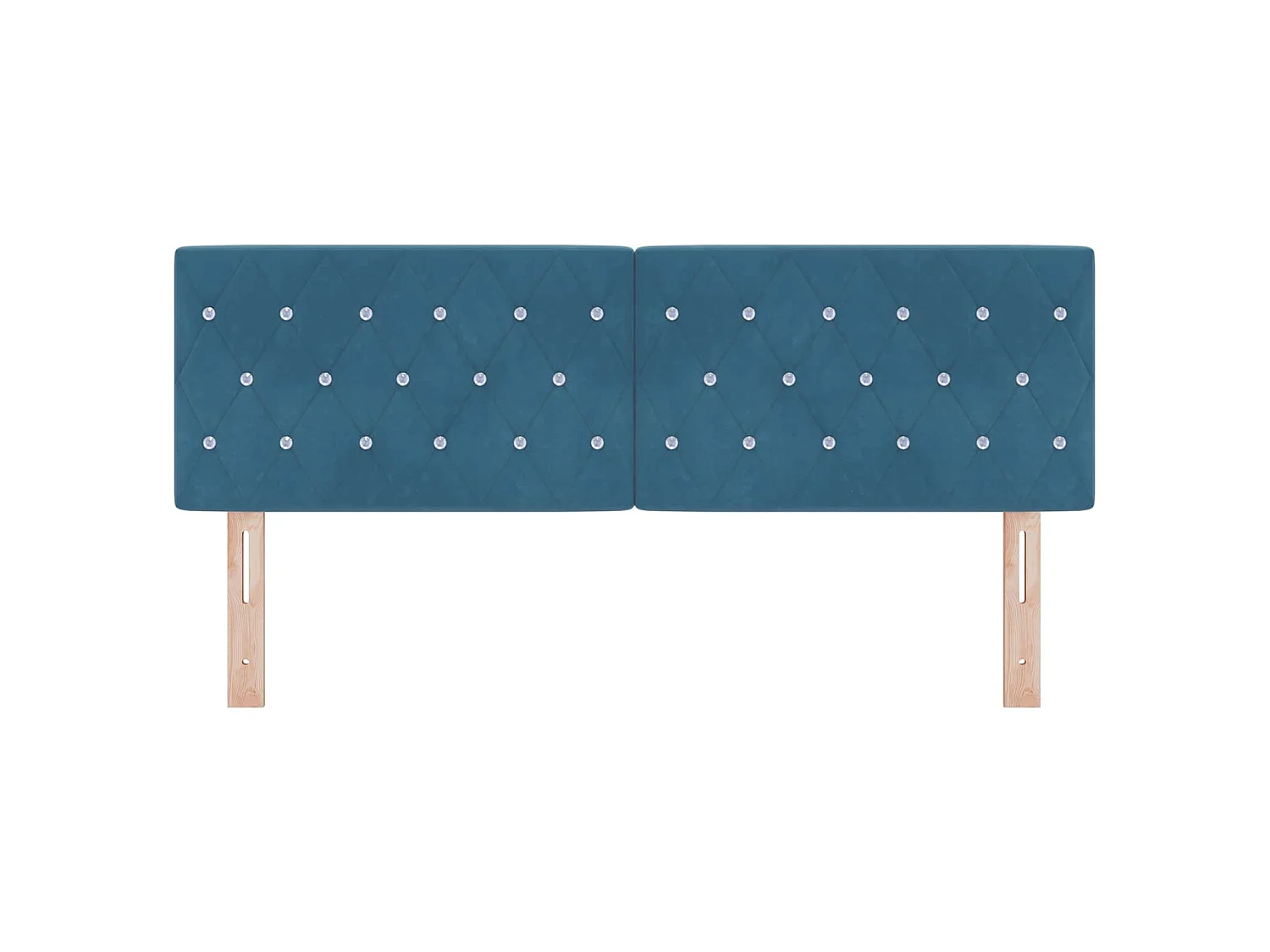Testiera Blu Scuro 160 cm Velluto