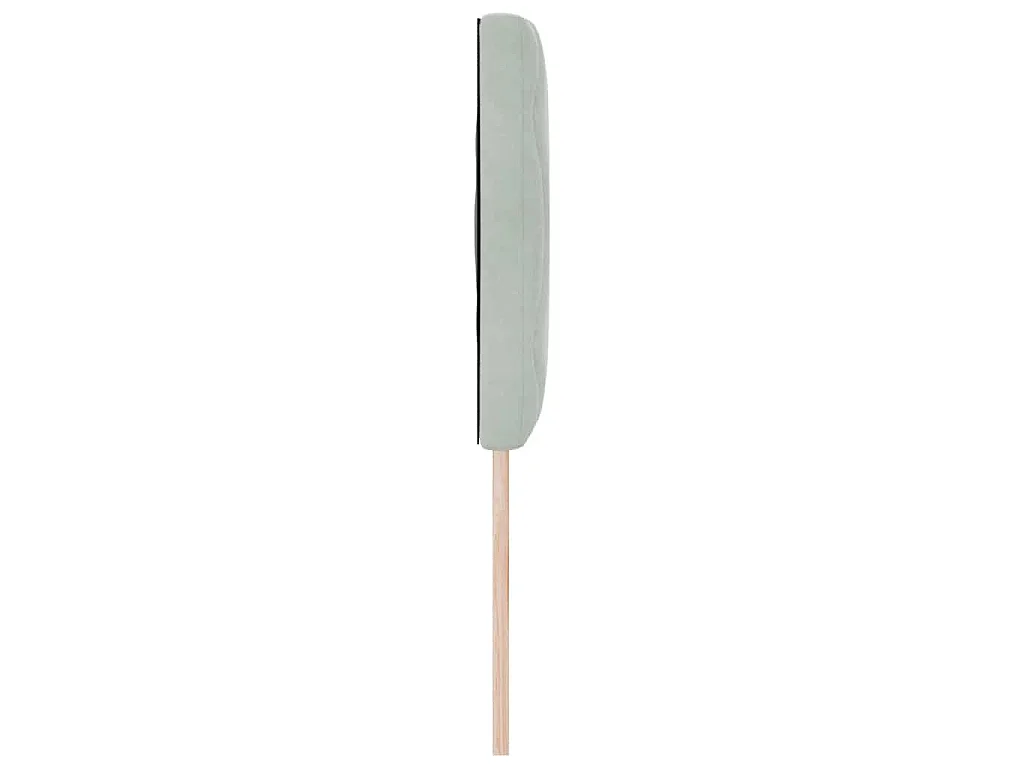 Testiera Grigio chiaro 160 cm Velluto