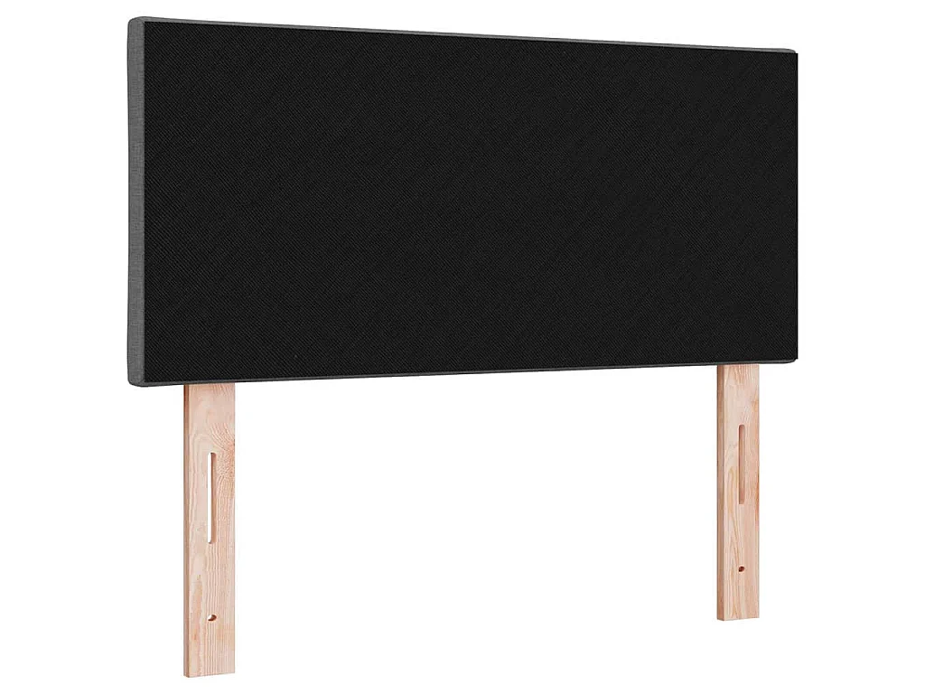 Tête de lit Gris foncé tissu