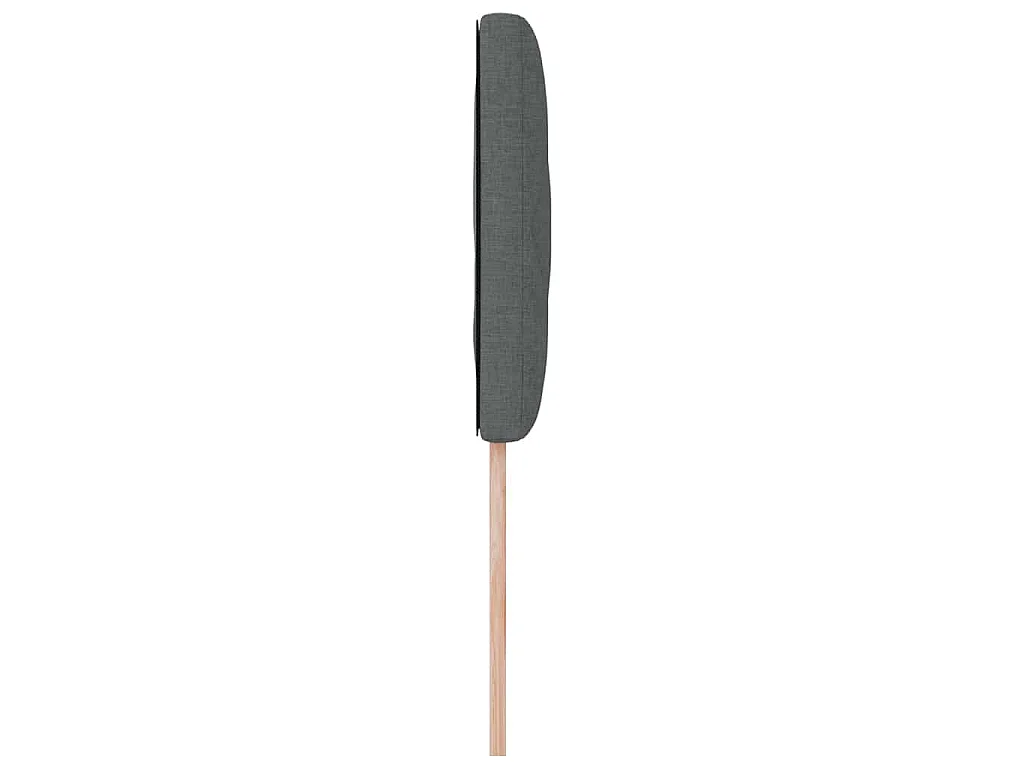 Tête de lit Gris foncé tissu