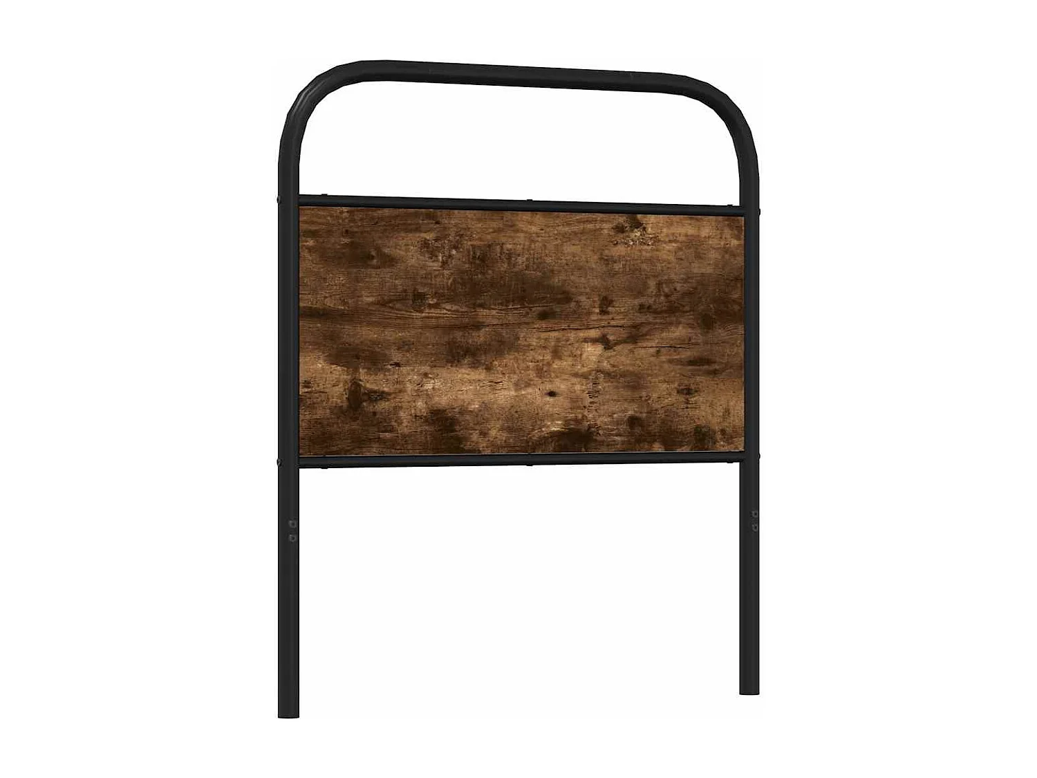 Kopfteil Räuchereiche 75 cm Stahl und Holzwerkstoff