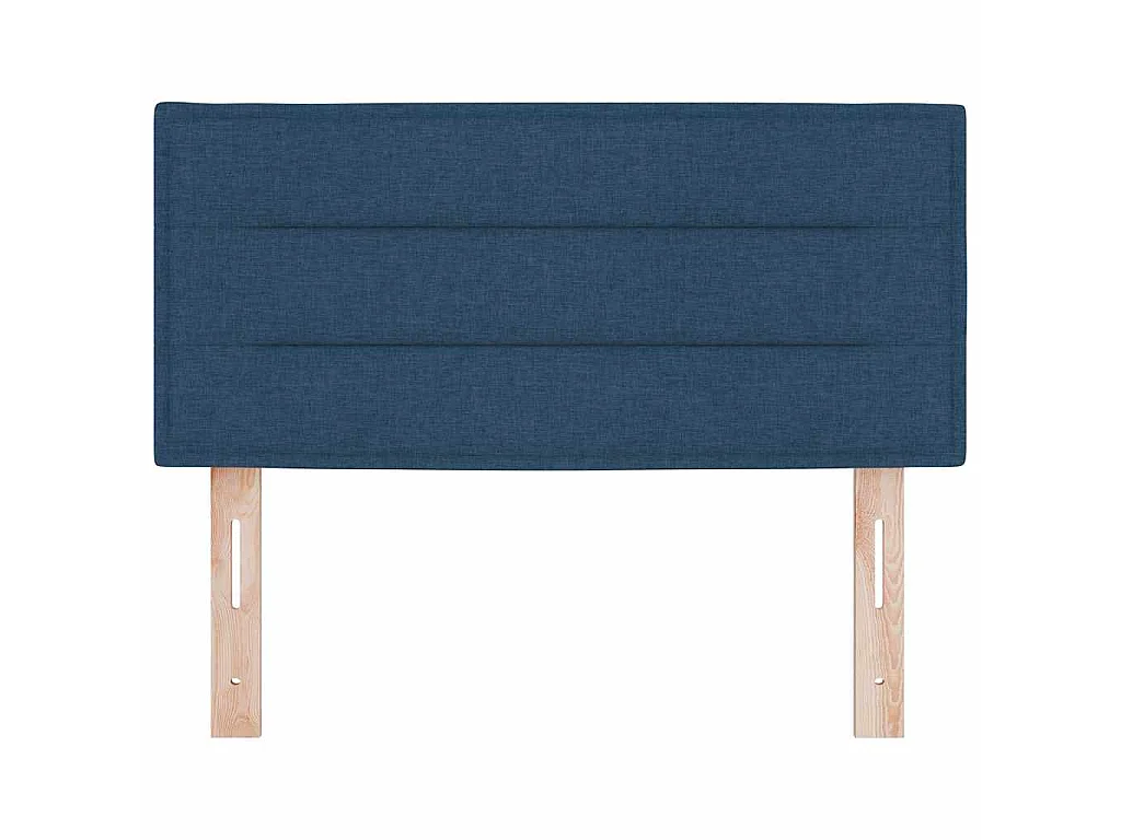 Kopfteil Blau 100 cm Stoff