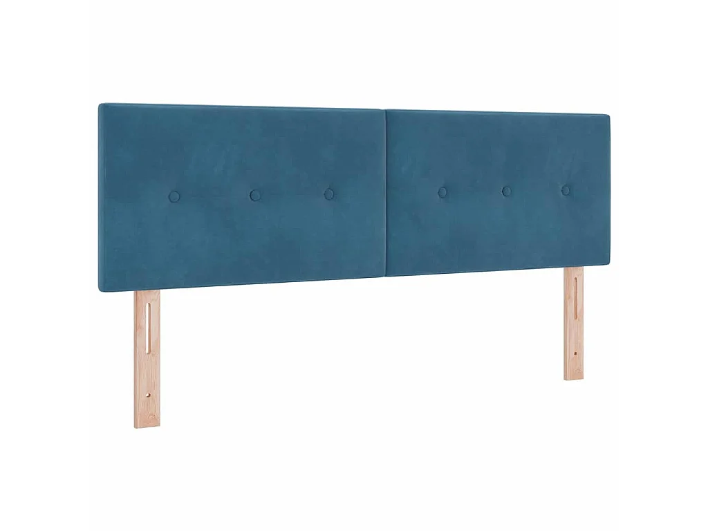 Kopfteil Dunkelblau 160 cm Samt