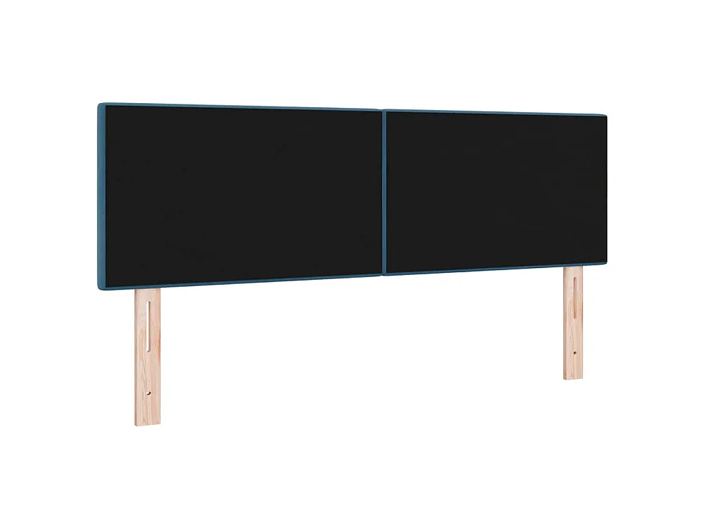 Kopfteil Dunkelblau 160 cm Samt