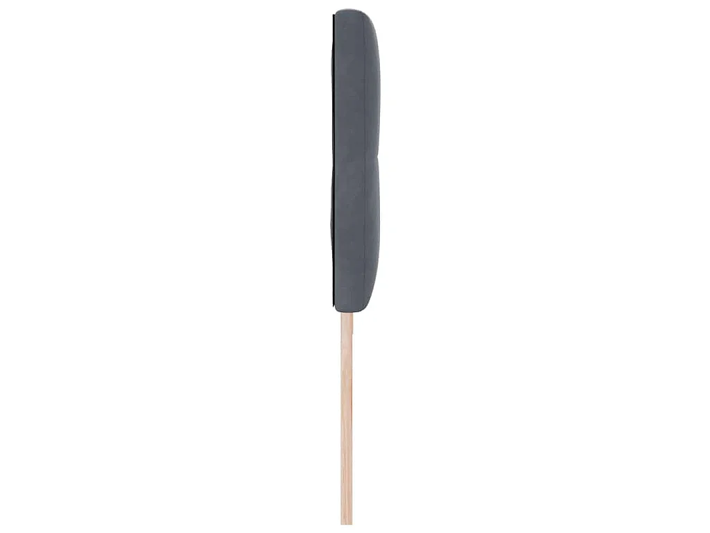 Testiera Grigio scuro 200 cm Velluto
