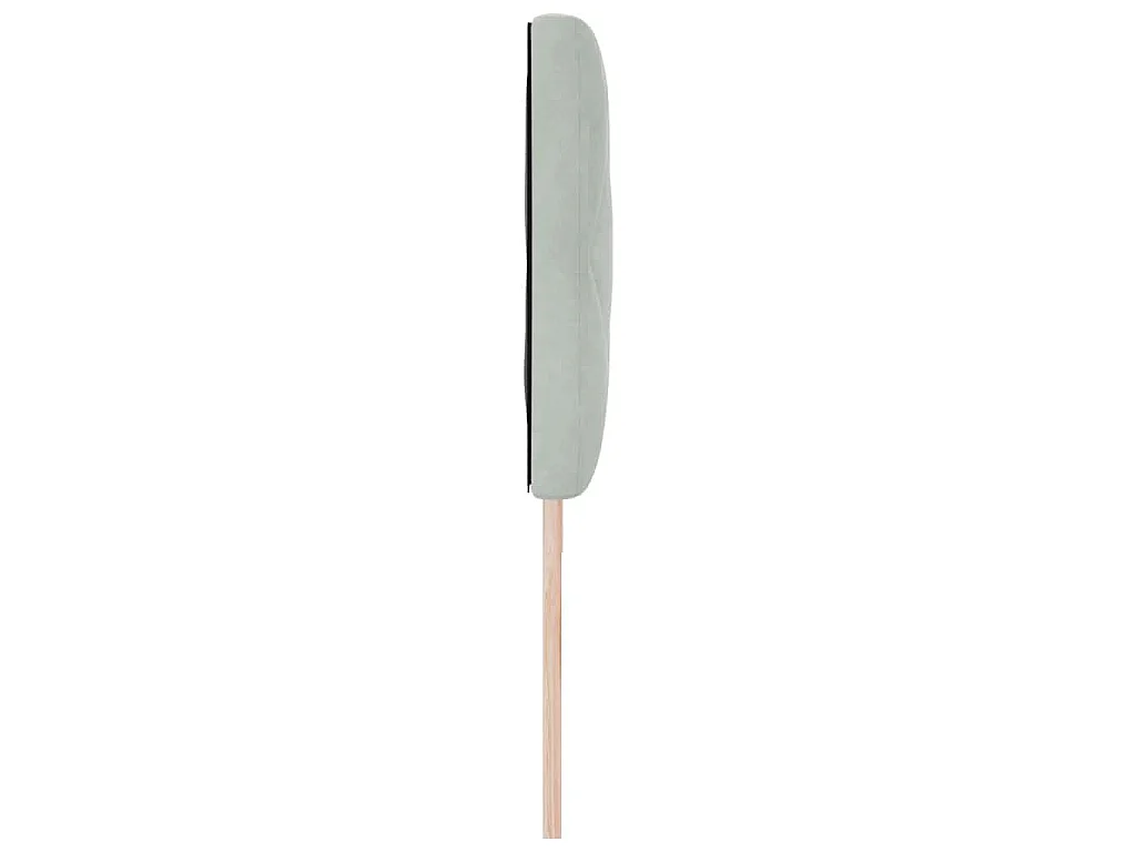 Testiera Grigio chiaro 180 cm Velluto