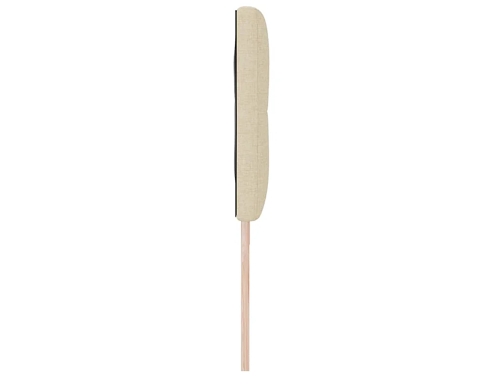 Testiera regolabile in altezza Crema 180 cm Tessuto