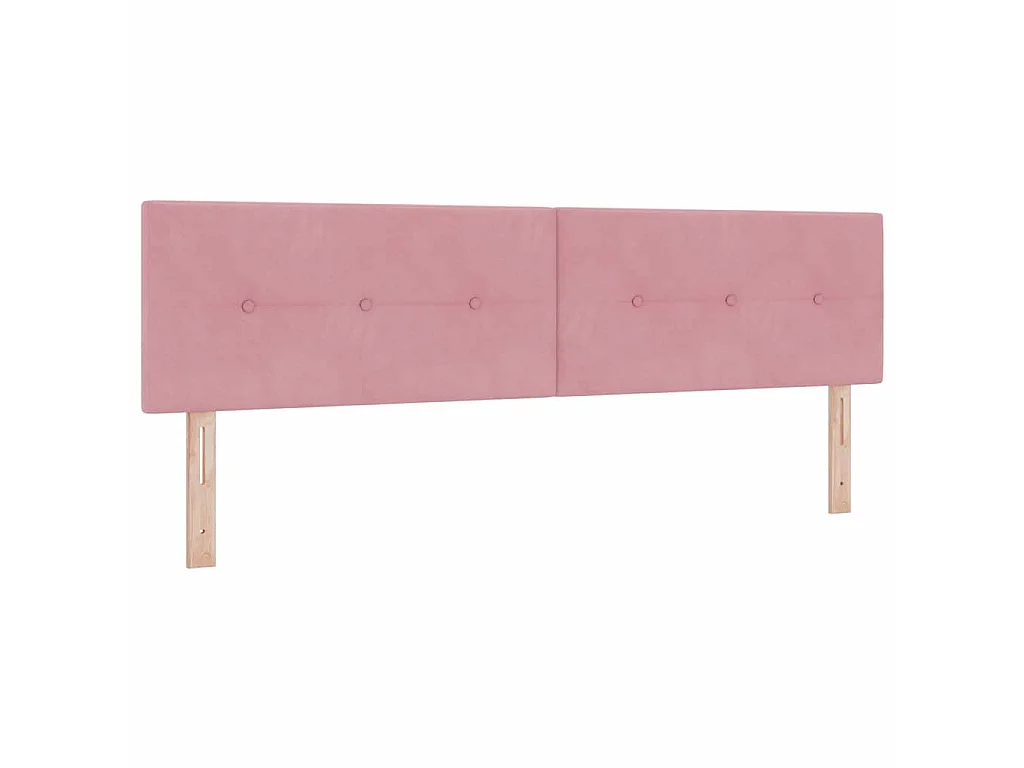 Tête de lit Rose 180 cm Velours