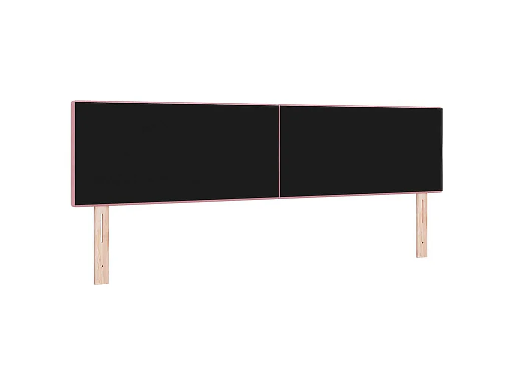 Tête de lit Rose 180 cm Velours