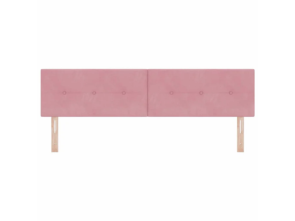 Tête de lit Rose 180 cm Velours