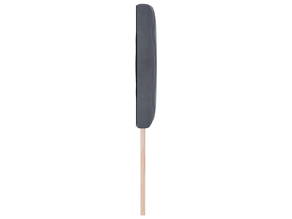 Kopfteil Dunkelgrau 144 cm Samt