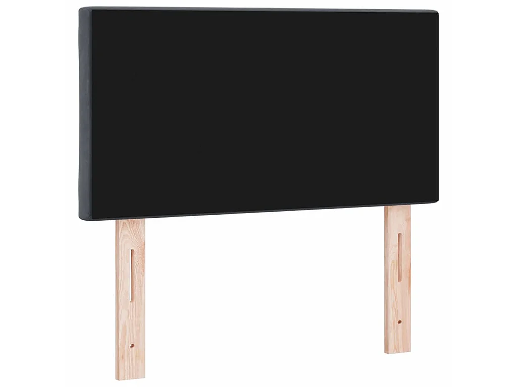 Hoofdbord Donkergrijs 80 cm Fluweel