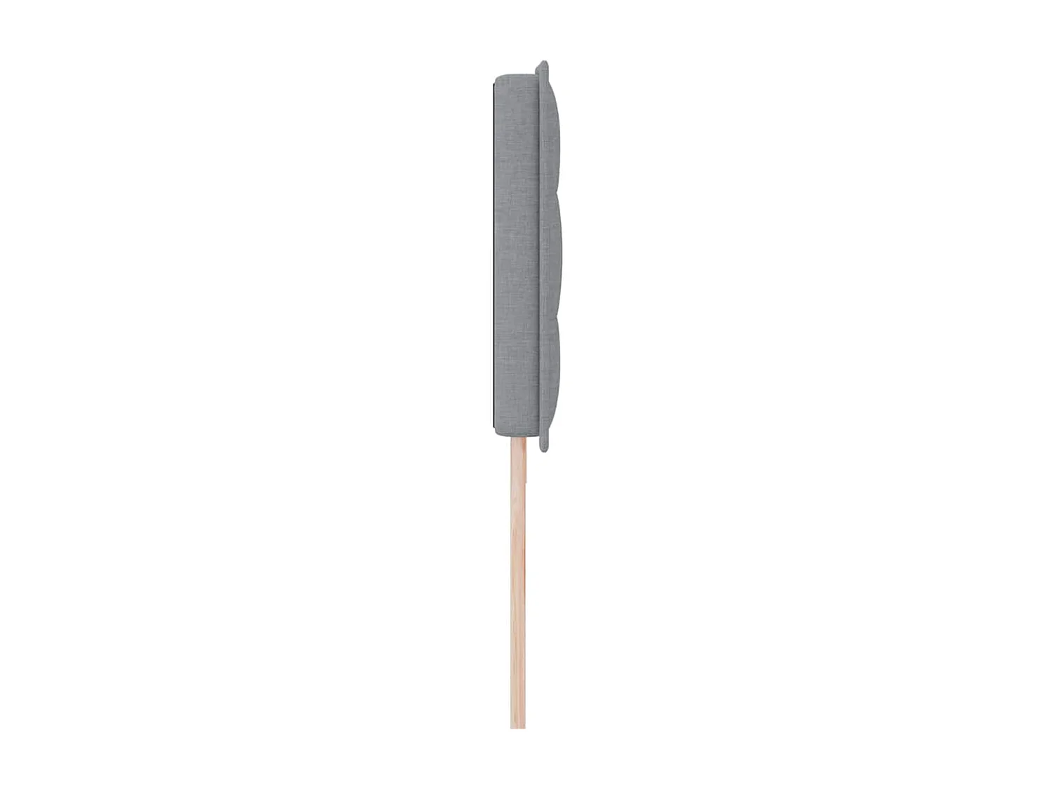 Testiera Grigio chiaro 200 cm Tessuto