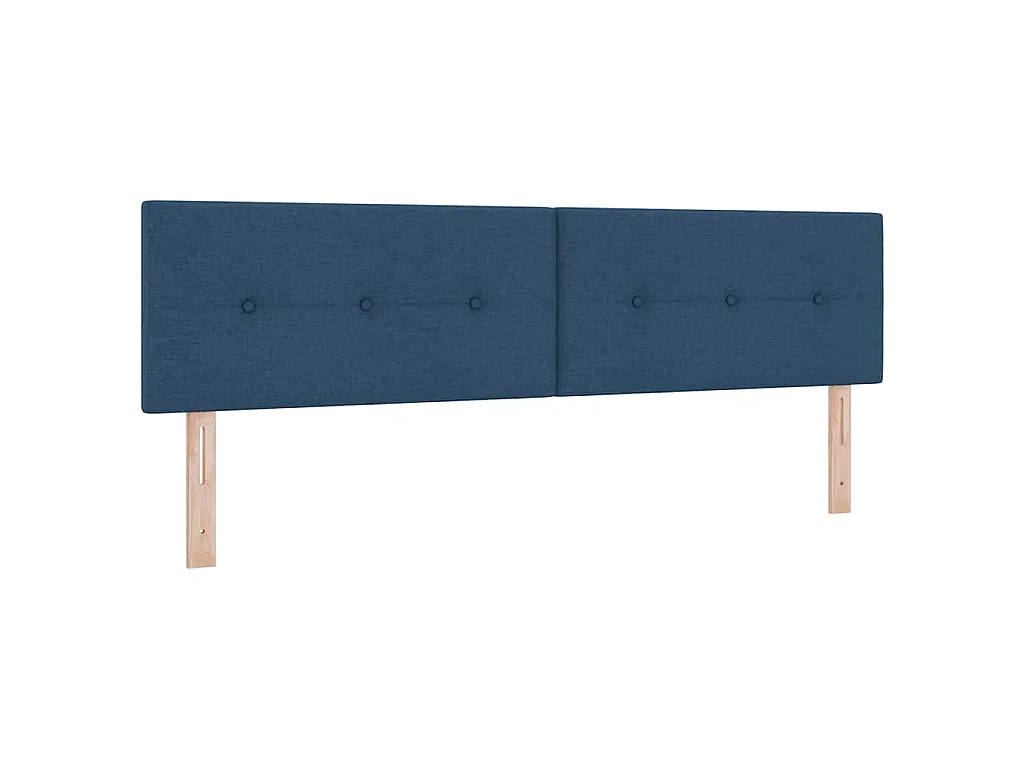 Höhenverstellbares Kopfteil mit Kopfteil Blau 180 cm Stoff